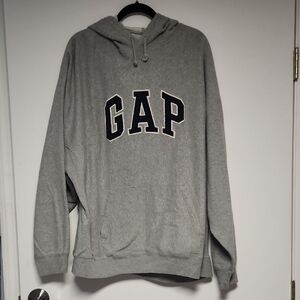 GAP Vintage Men's Heather Gray Hoodie Size XXL